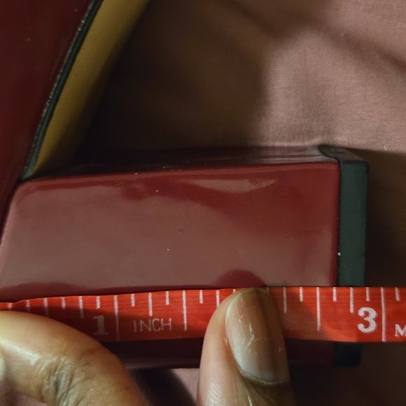 Abound Women's Red Block Heel Pumps - Picture 6 of 6